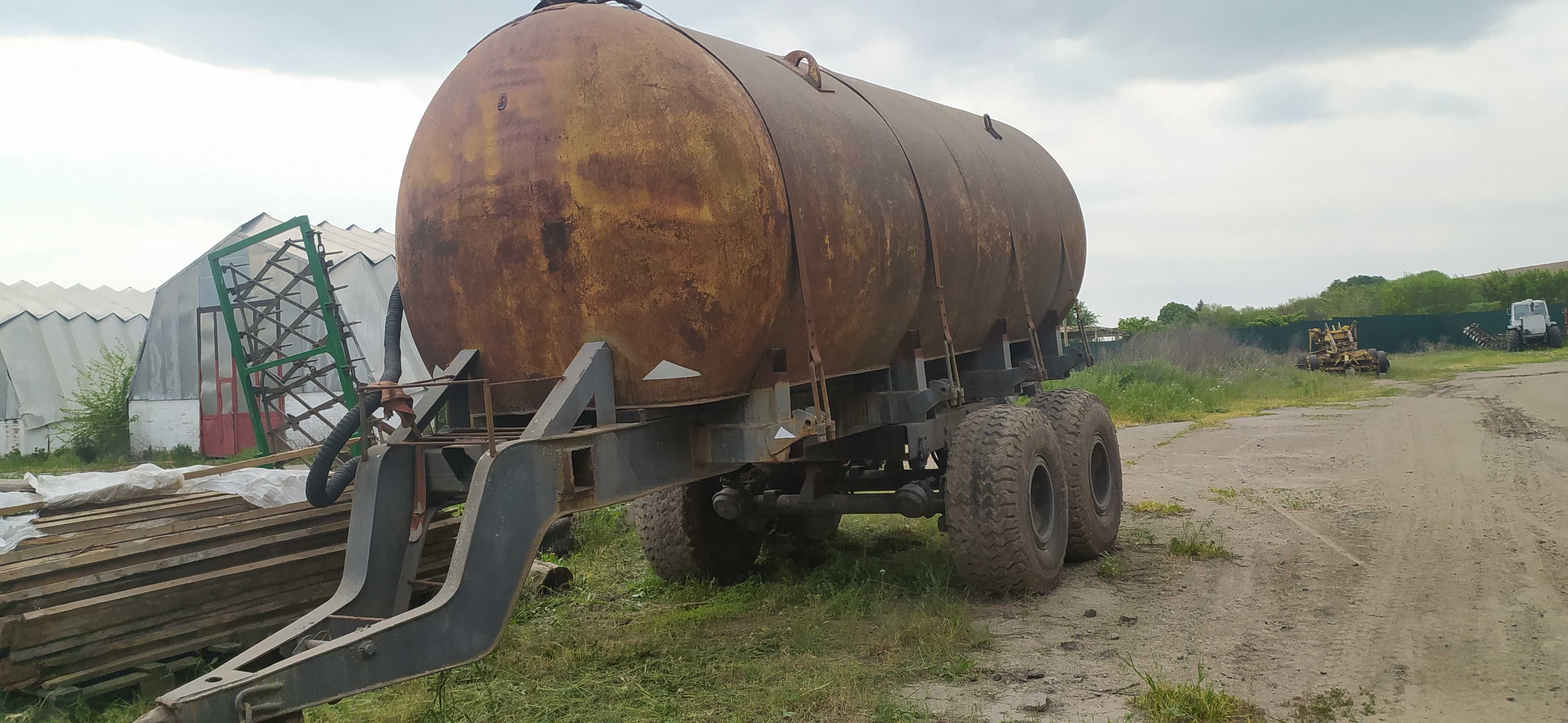 Бочка для води 13 куб на шасі ПТС 10.