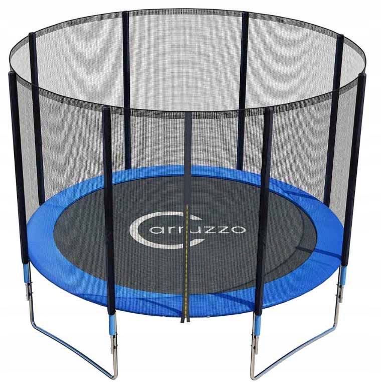 TRAMPOLINA OGRODOWA PREMIUM mocna 252cm 180kg dla dzieci + GRATISY