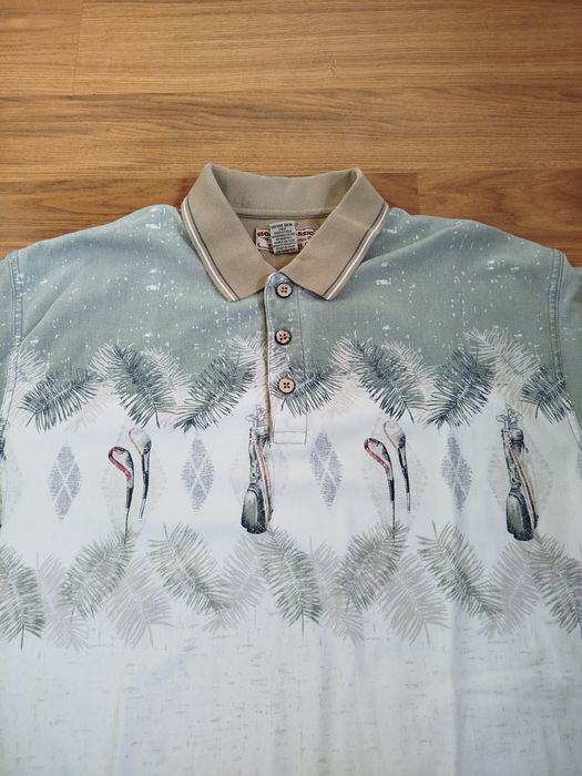 Vintage koszulka polo t-shirt Boca Classics Club Golf bawełna L cotton