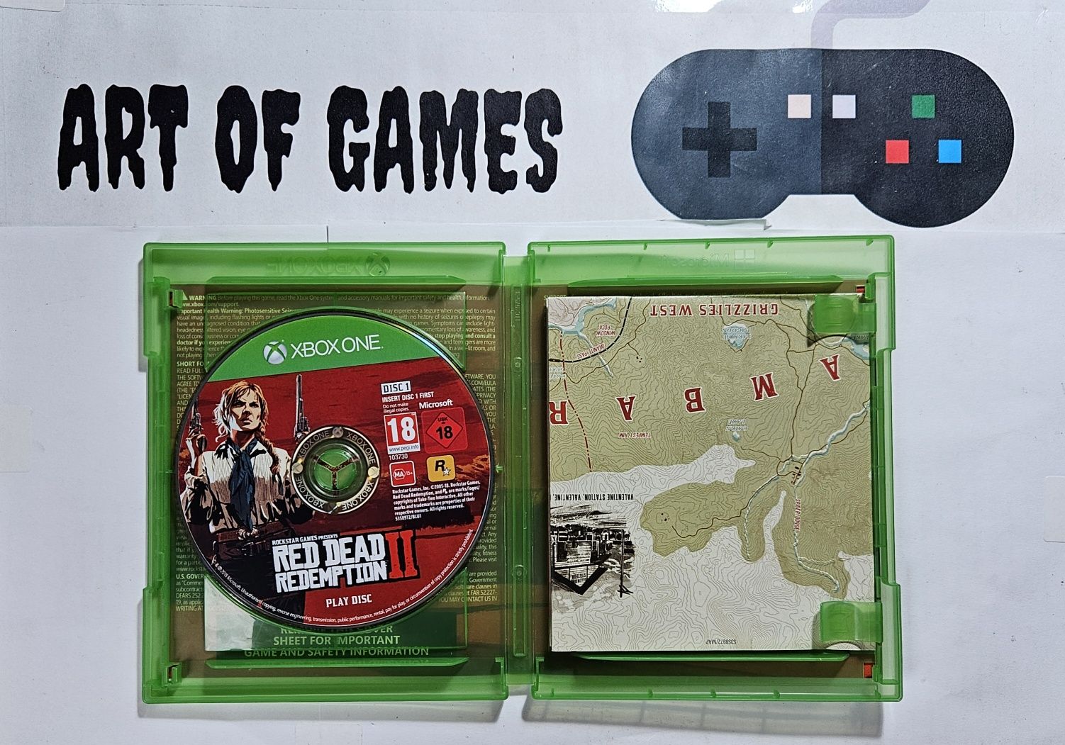 Gra Red Dead Redemption 2 PL Xbox One Komplet Mapa Ideał