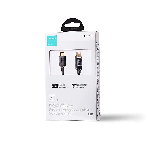 Joyroom kabel USB C - Lightning 20W z wyświetlaczem mocy ładowania 1,2