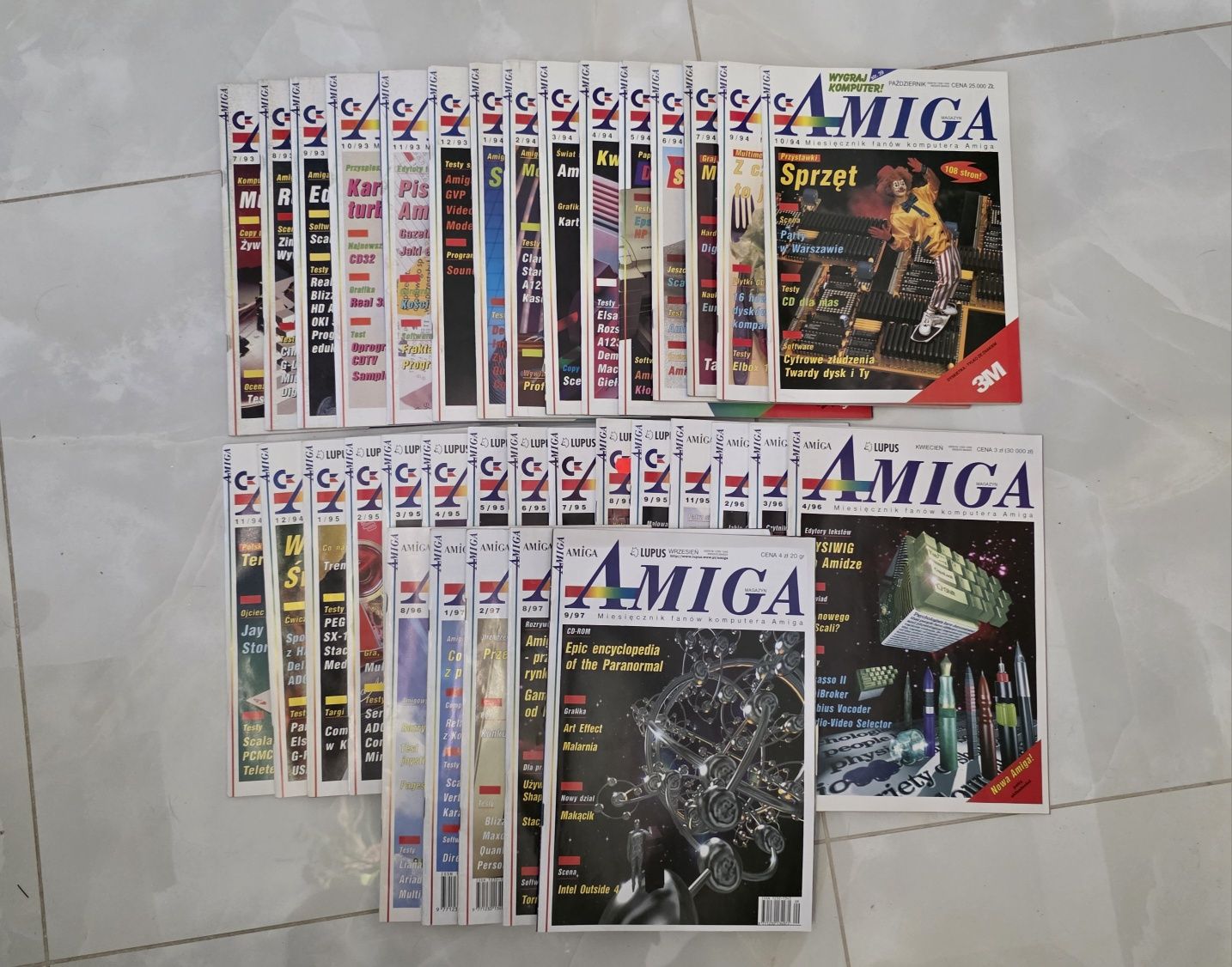 Secret Service Amiga C&A Top Secret NEO plus PSX EXTREME i inne