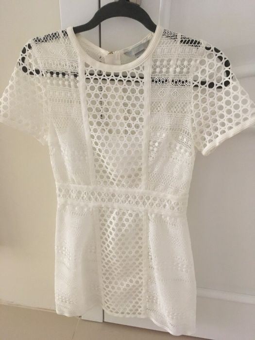 Sukienka H&M biała r.34