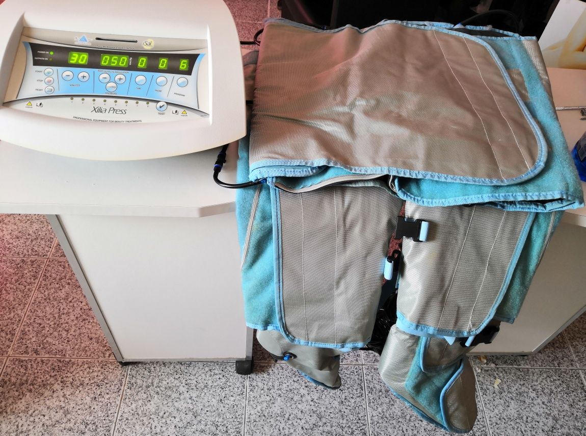 Pressoterapia, para pernas, braços e abdómen