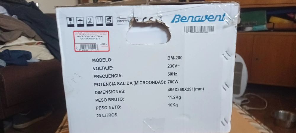 Micro ondas+jarro elect.+aquecedor