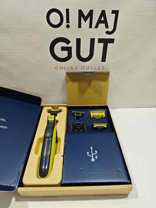 Golarka Philips Oneblade Qp2824/30 3Ostrza + Nasadka 5W1