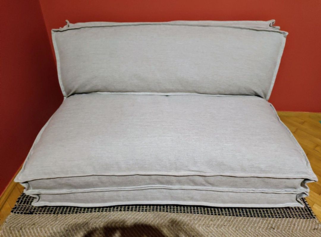 Sofa fotel rozkładany futonowy