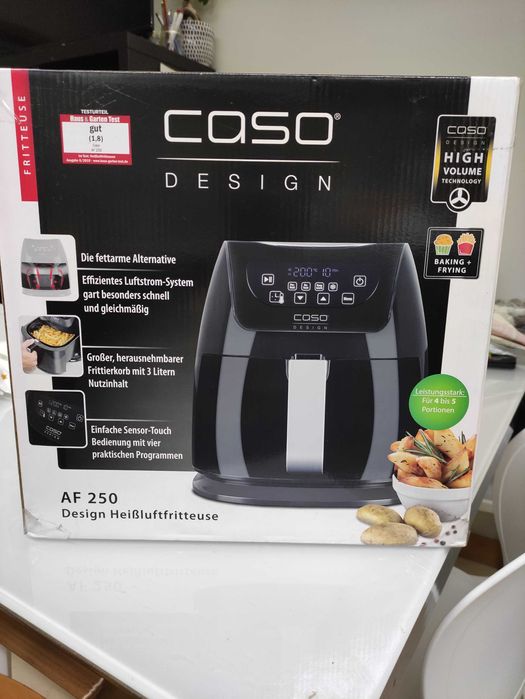 Frigideira a Ar Quente Caso AF 250 | Preto Nova