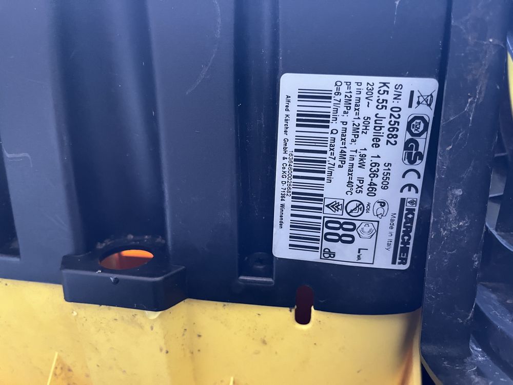 Myjka Karcher K5.55 Jubile *Alu pompa