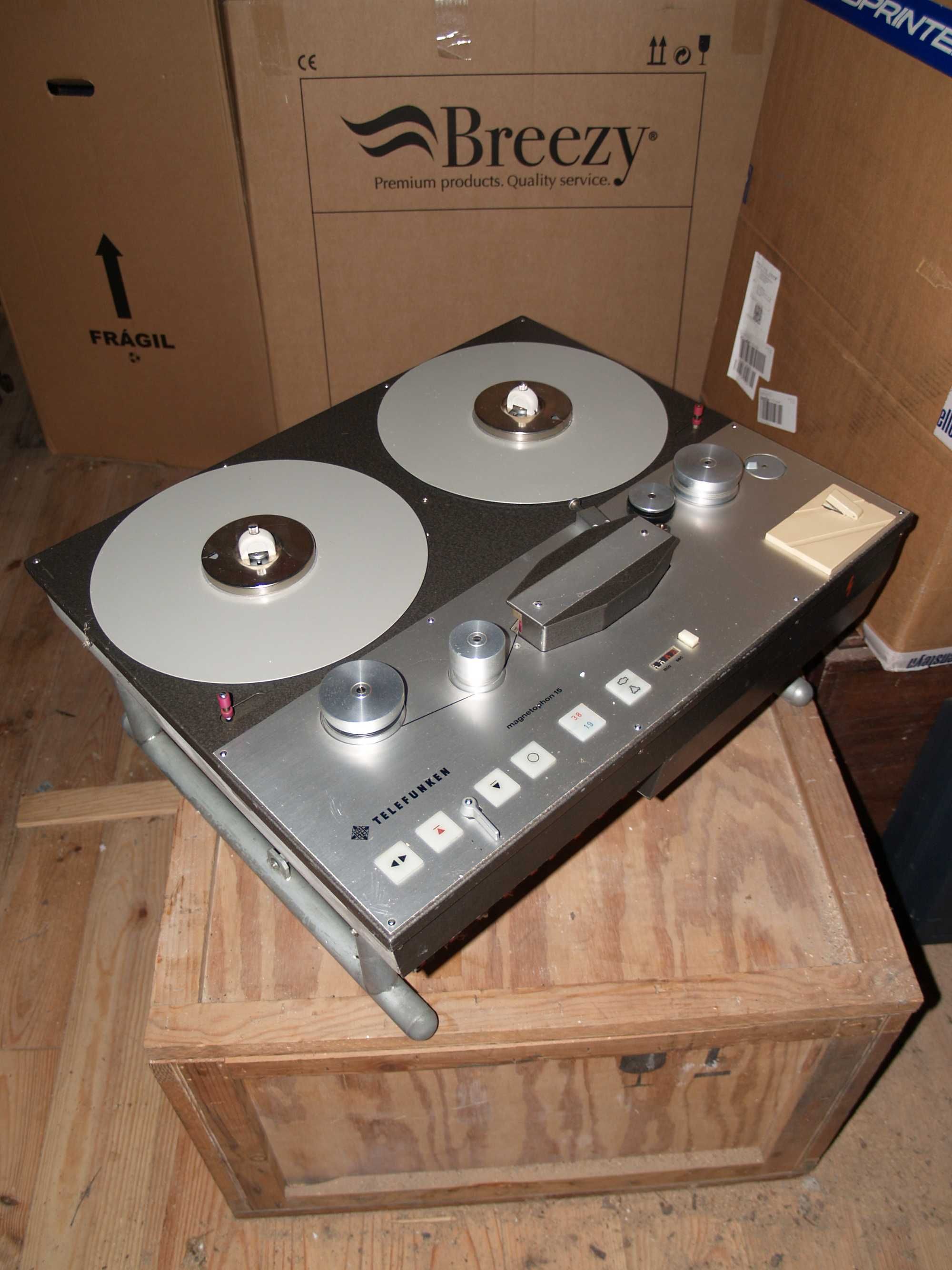 TELEFUNKEN 15A Gravador de fita Profissional