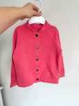 Koralowa bluza bomber My Basic zapinany na napy 92/98