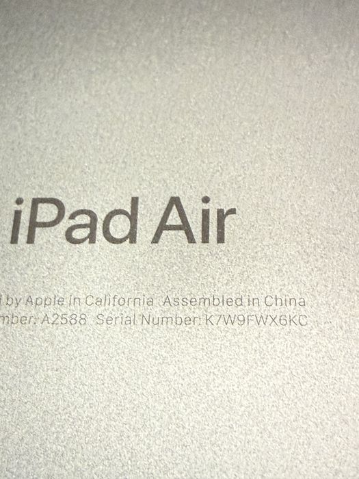 Apple iPad Air 10.9” 5 gen 64gb M1 WIFI 100% батарея A2588