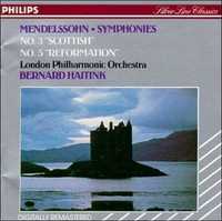 Mendelssohn - "Symphonies N.os 3 Scotish & 5 Reformation" CD