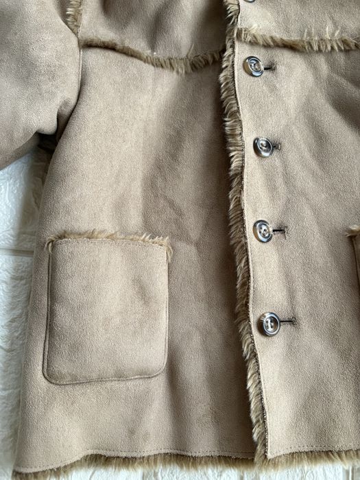 Стильна штучна дитяча дублянка на 2-3 роки тепла 92-98 см