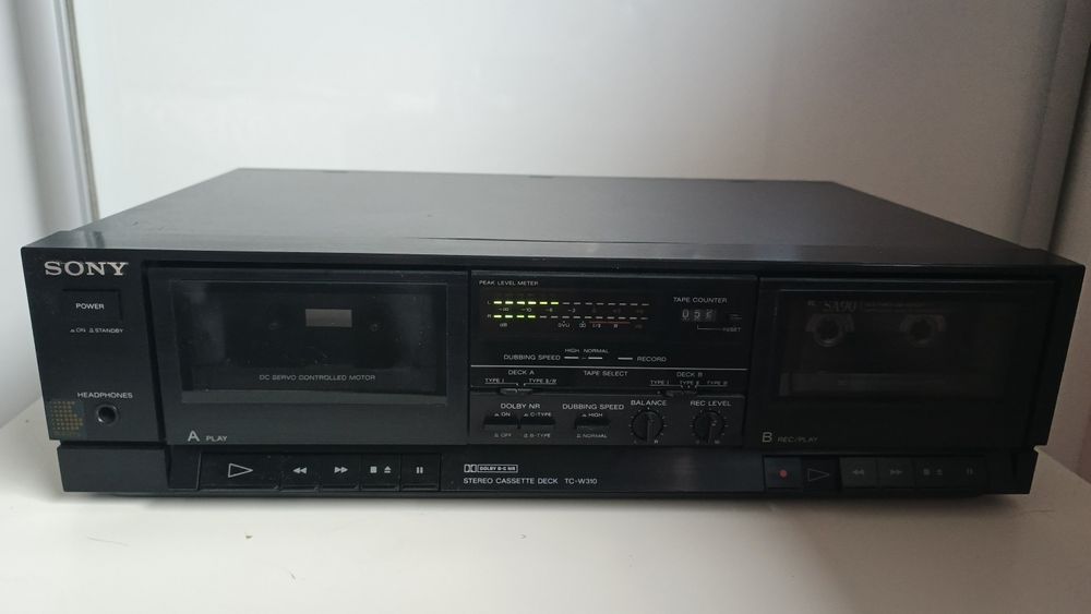 Sony TC-W310 podwójny magnetofon kasetowy. Po serwisie.