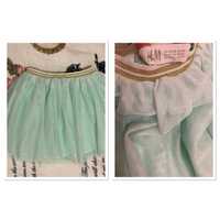 Фатиновая юбка мятного цвета H&M 122-128 см на 6-8 лет
