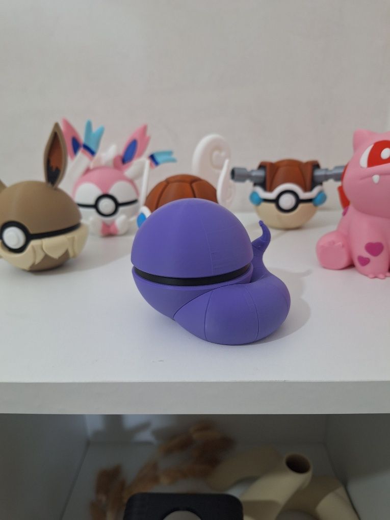 Arbok pokeball pokemon 3d
