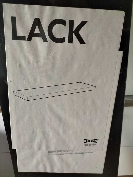 Estante castanha escura da marca LAVCK IKEA