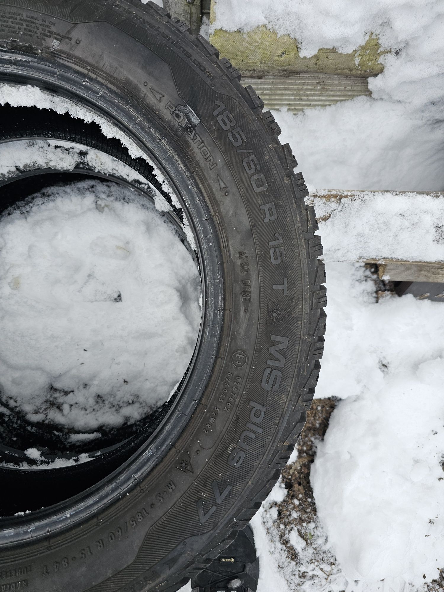2x Opony Zimowe Uniroyal MS plus 77 185/60R15