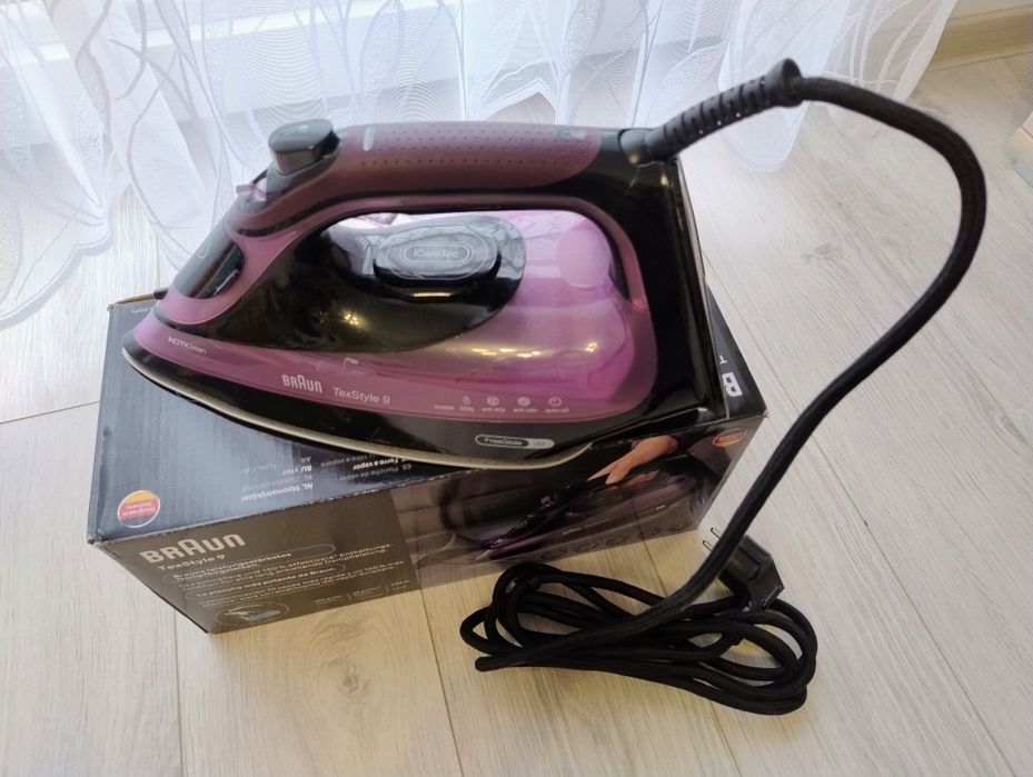 Żelazko Braun TexStyle 9 mało używane, sprawne, stan BDB