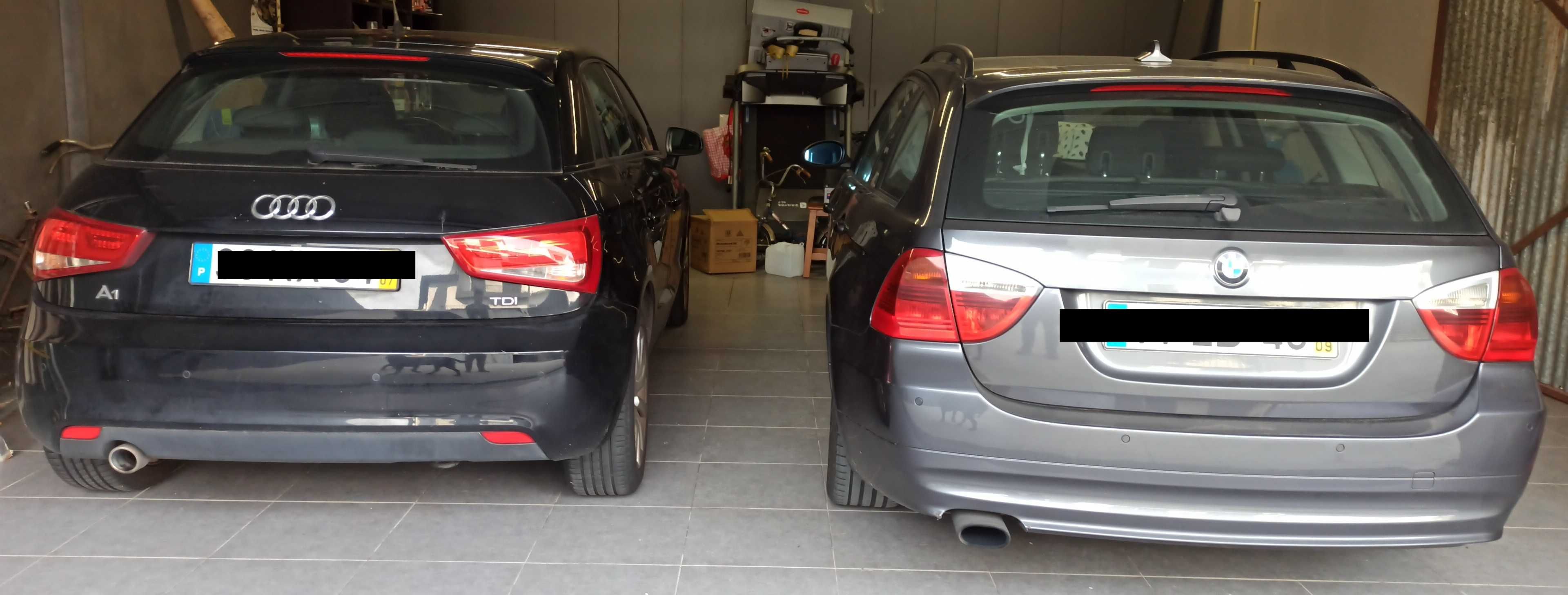 Audi  A1  1.6 TDI  + BMW 320 D Touring sport edition