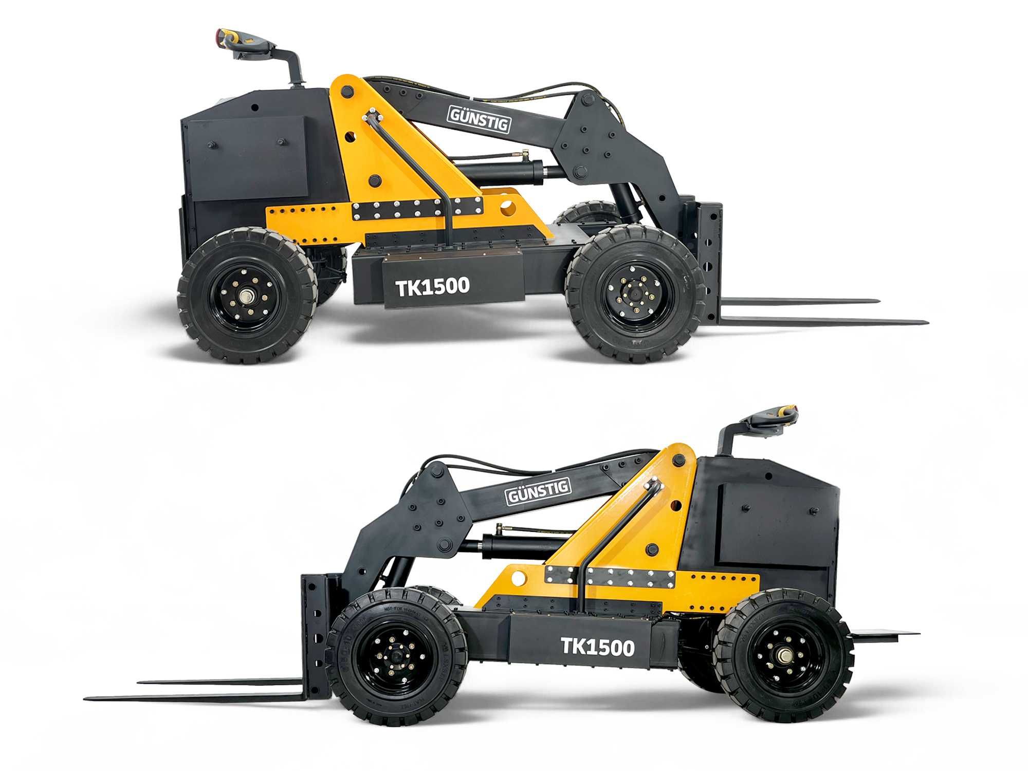 Elektryczna miniładowarka kołowa Günstig TK1500 udźwig 1300kg ładowacz
