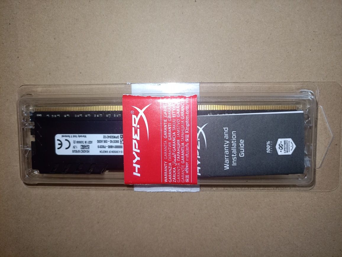 Hyperx Fury 8Gb ram DDR4