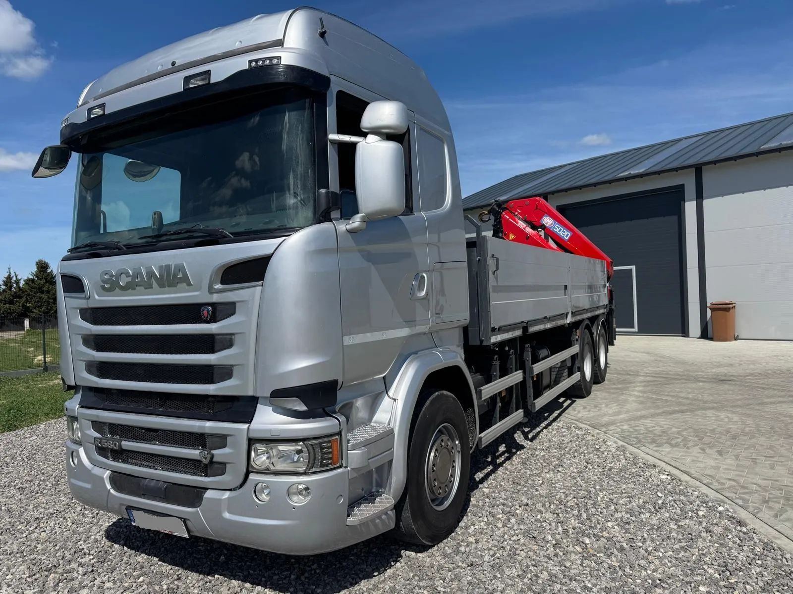 Scania R580  Żuraw hmf 50 tm, 2017r