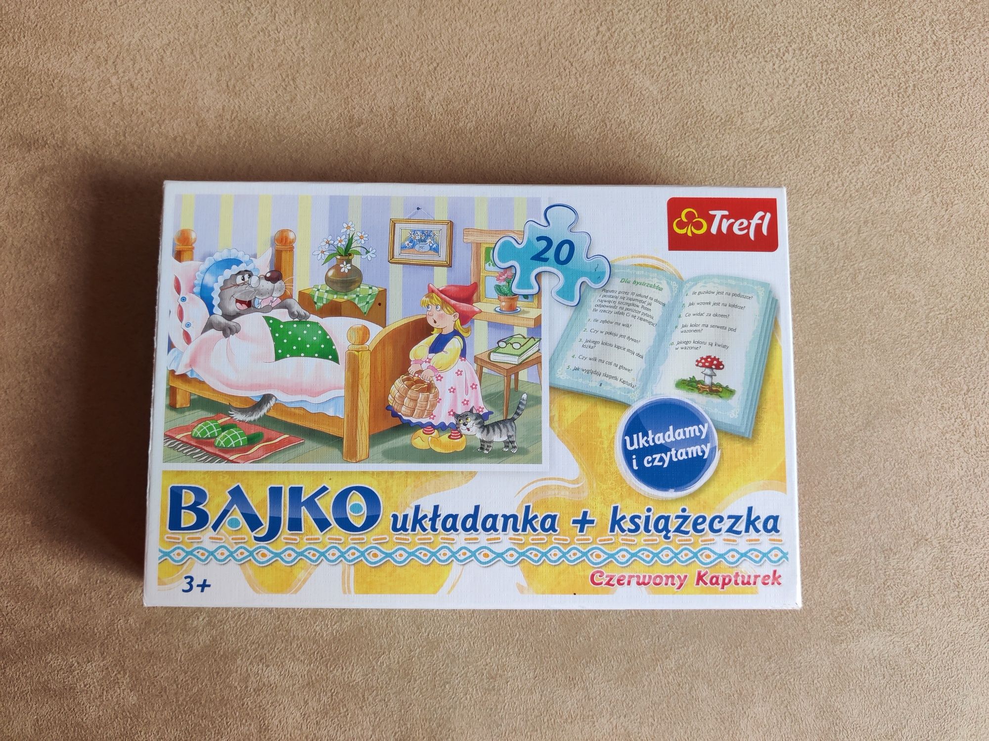 Puzzle 20 elementów - Czerwony Kapturek