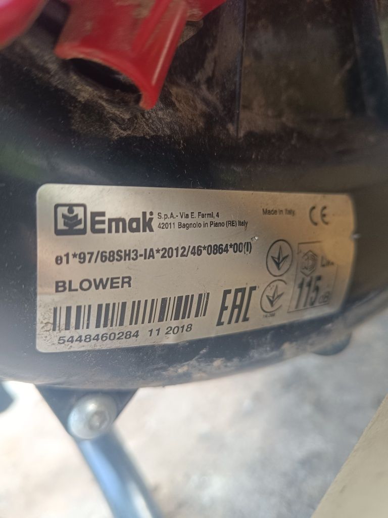 Dmuchawa Emak Efco Włoska duża plecakowa