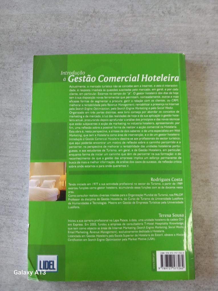 Livro Gestão Comercial Hoteleira