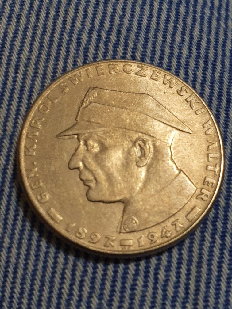 Moneta 10zl z 1967r Gen. Swierczewski