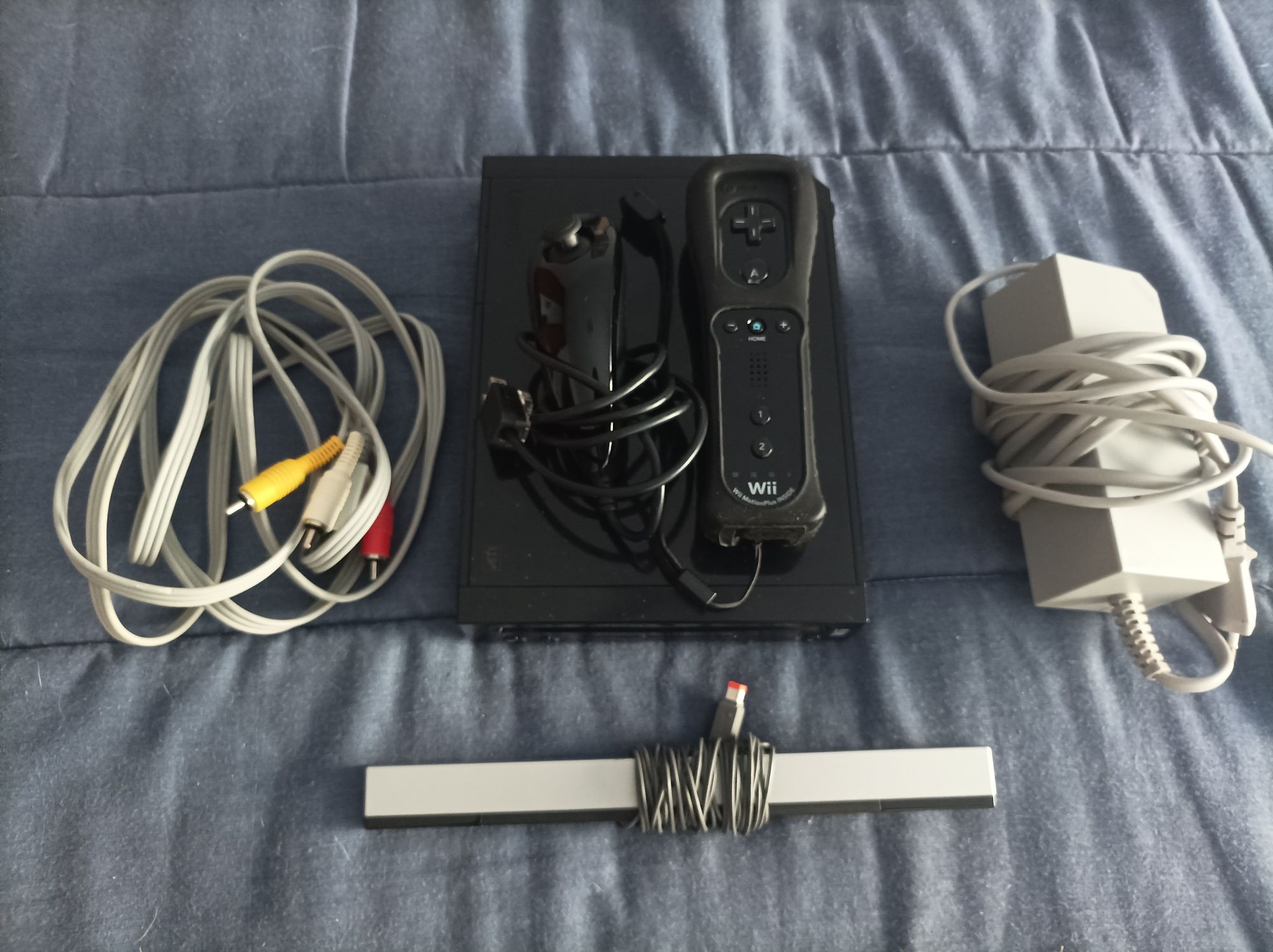 Conjunto Wii preta