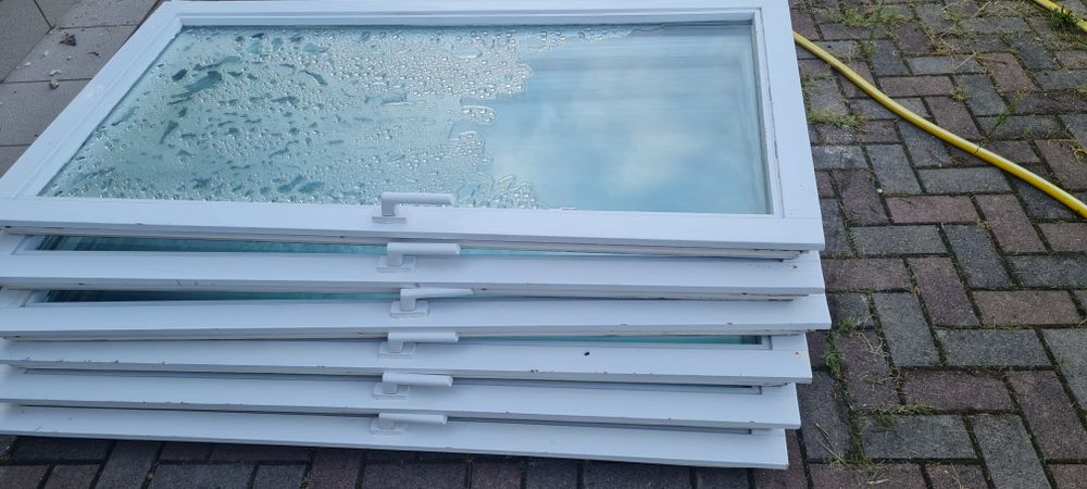 Продам 5 деревянных окон без рам с стеклопакетом (без рам)