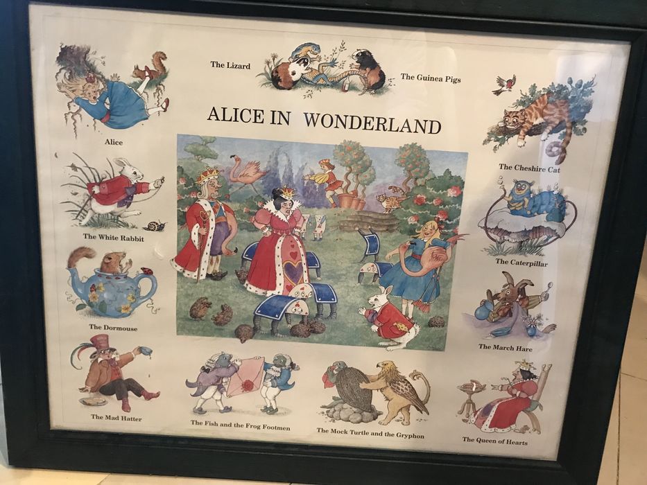 Quadro Alice no Pais das Maravilhas