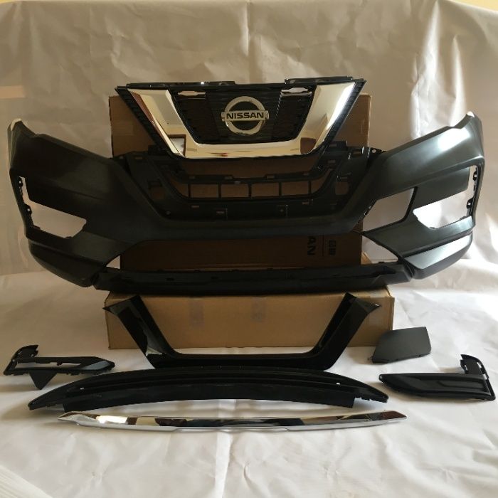 Туманки Nissan ROGUE рестайл 90$ полный комплект 2017-2018-2019