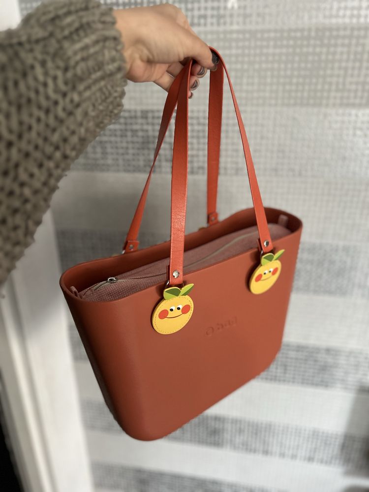 O bag mini pomaranczowa obag torba