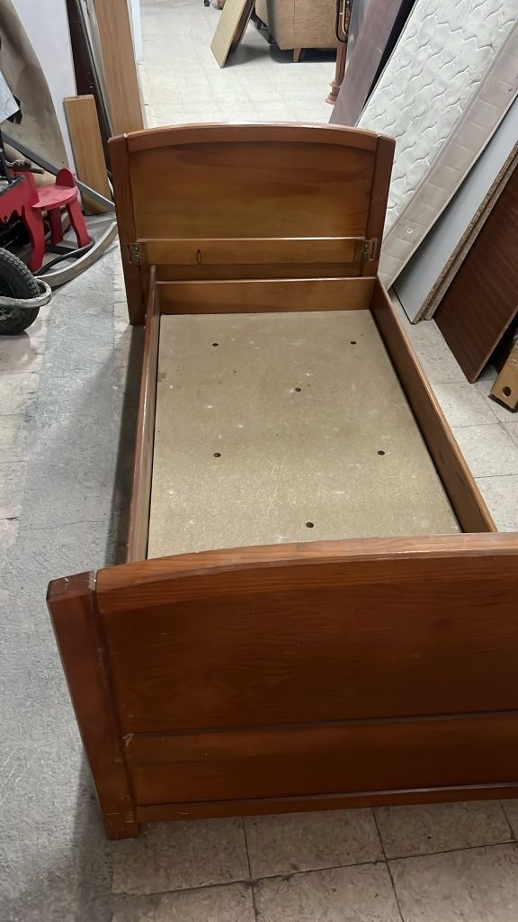 Cama beliche solteiro com colchão
