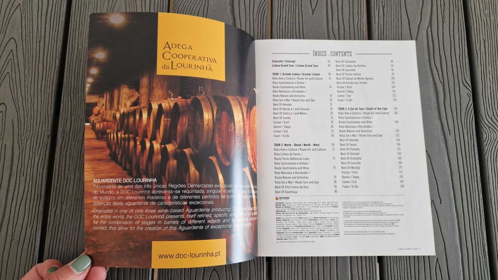 Livro "Lisboa Grand Tour" da BestGuide Portugal