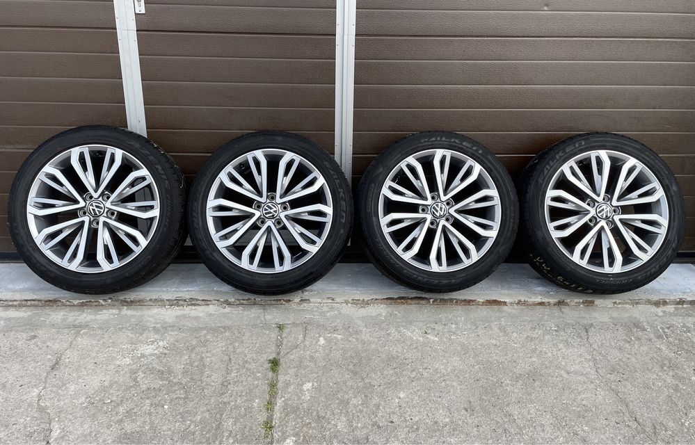 4x koła alufelgi+ opony 5x112 r18 et45 7J Falken 215/50 18” VW T-ROC