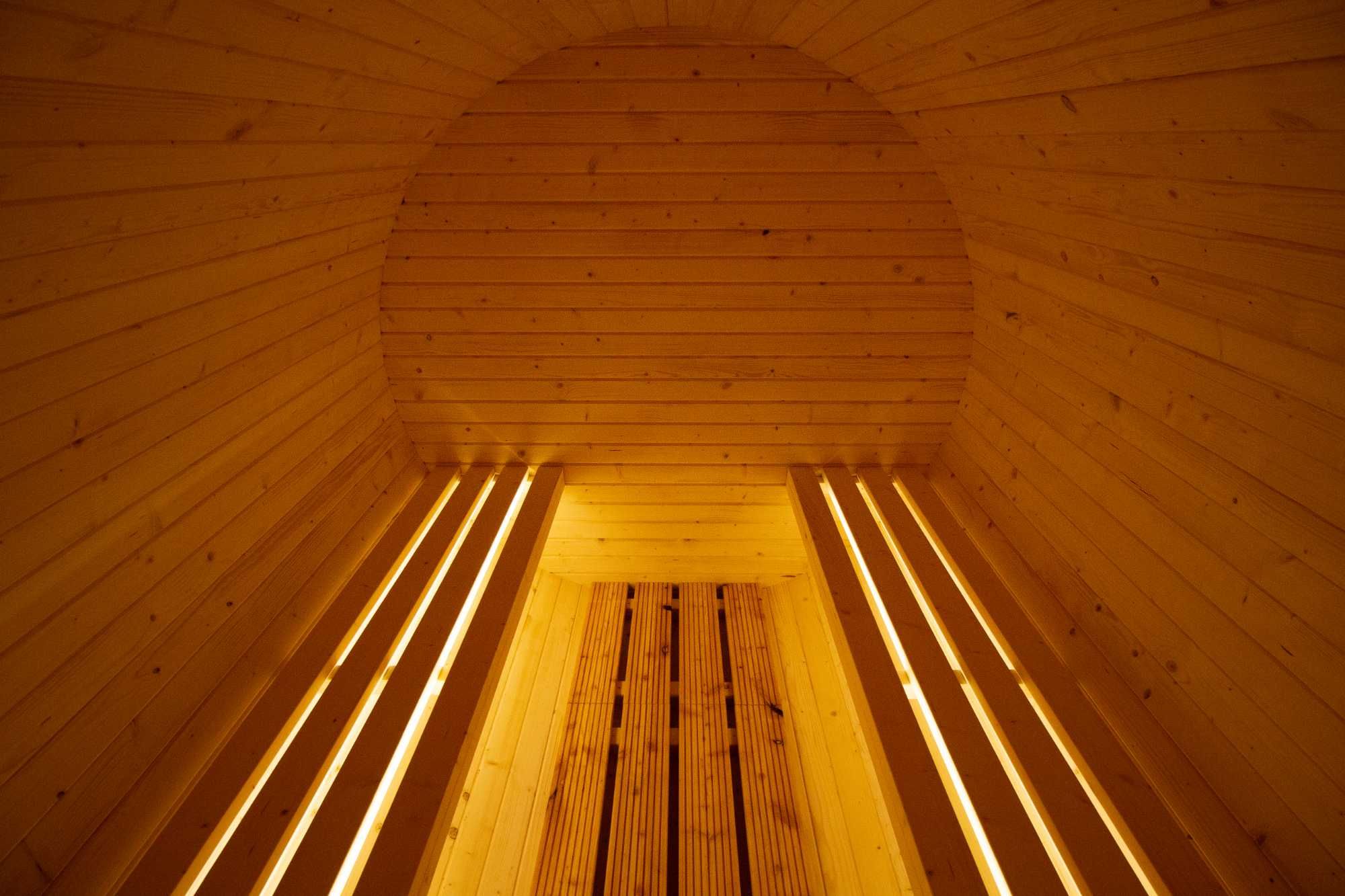 Sauna Ogrodowa Beczka Ruska Bania Dowolna Konfiguracja Cenowa sauny