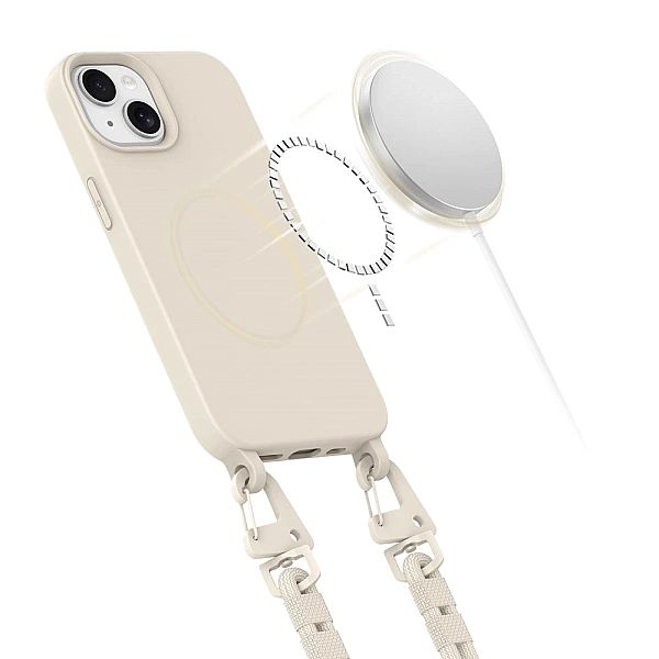 Tech-Protect Magnecklace Magsafe Iphone 13 Cosmic Latte