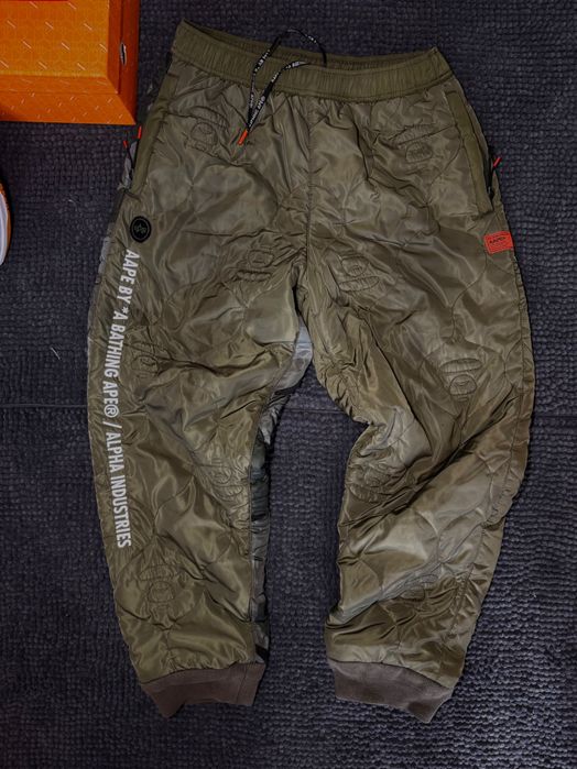 Spodnie Bape x Alpha Industries