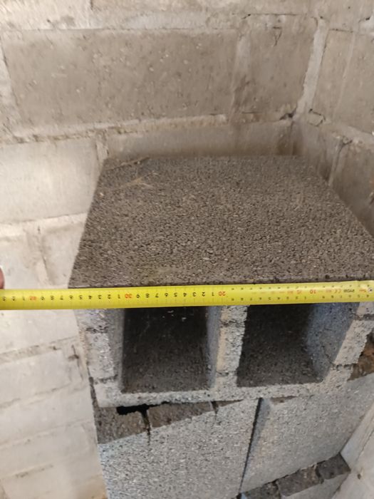 Pustak W2 wentylacyjny keramzytowy kominowy