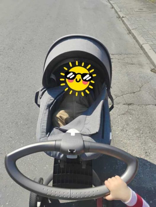 Wózek Stokke Xplory, spacerówka, gondola, adaptery, 2 w 1