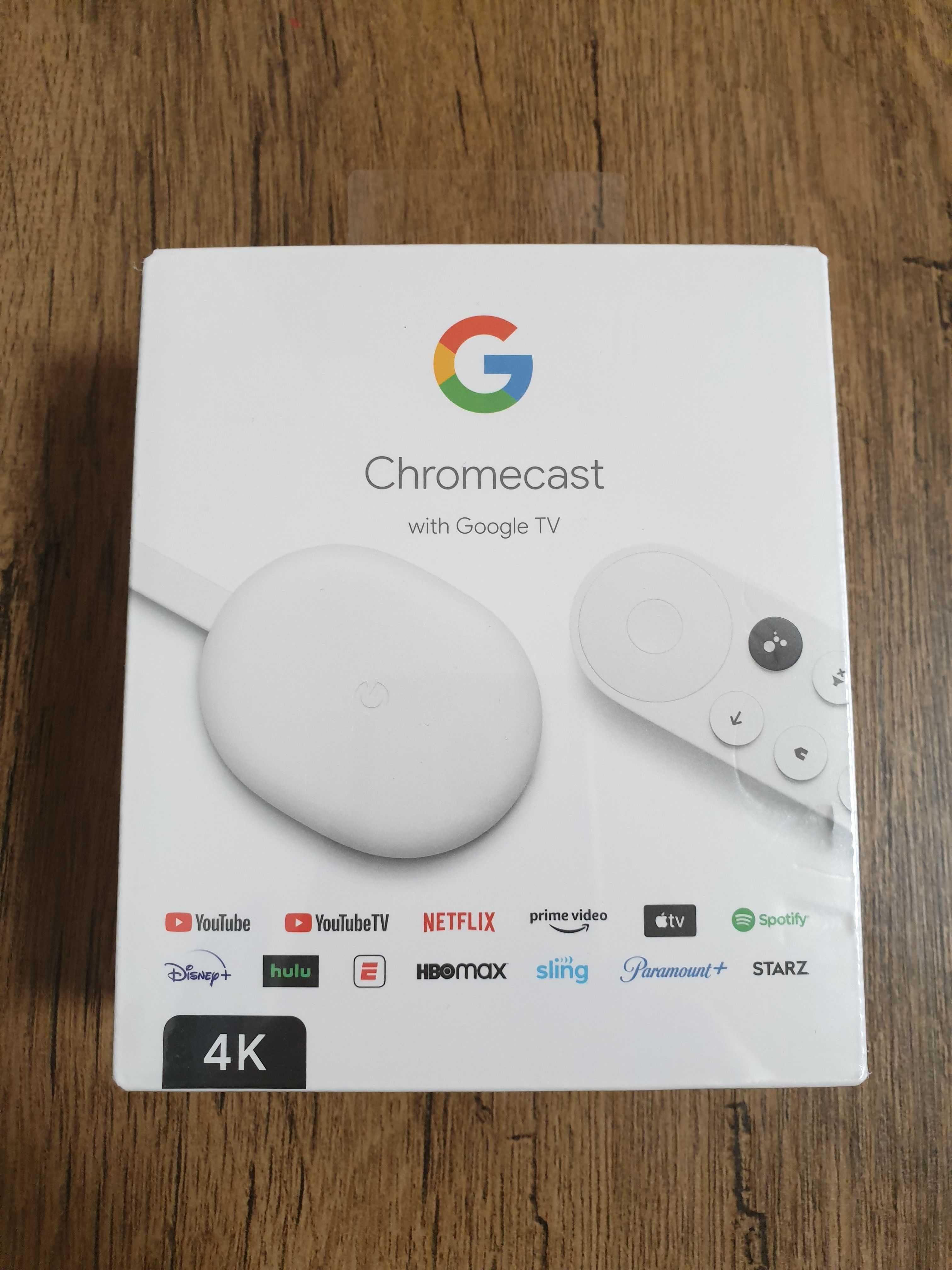 Google Chromecast 4K. Новый, в плёнке