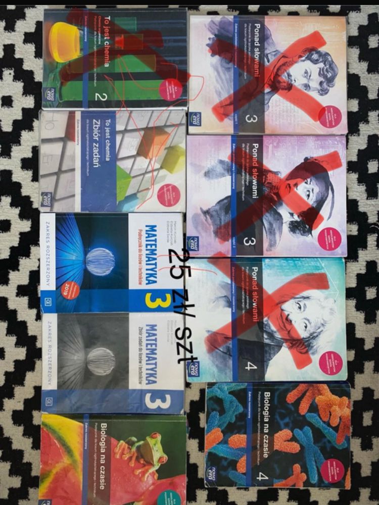 książki i vademecum do matury i liceum