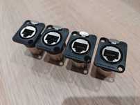 Gniazdo Neutrik NE8FDX-P6-B Cat 6A Gniazdo EtherCon RJ45 Neutrix 4szt