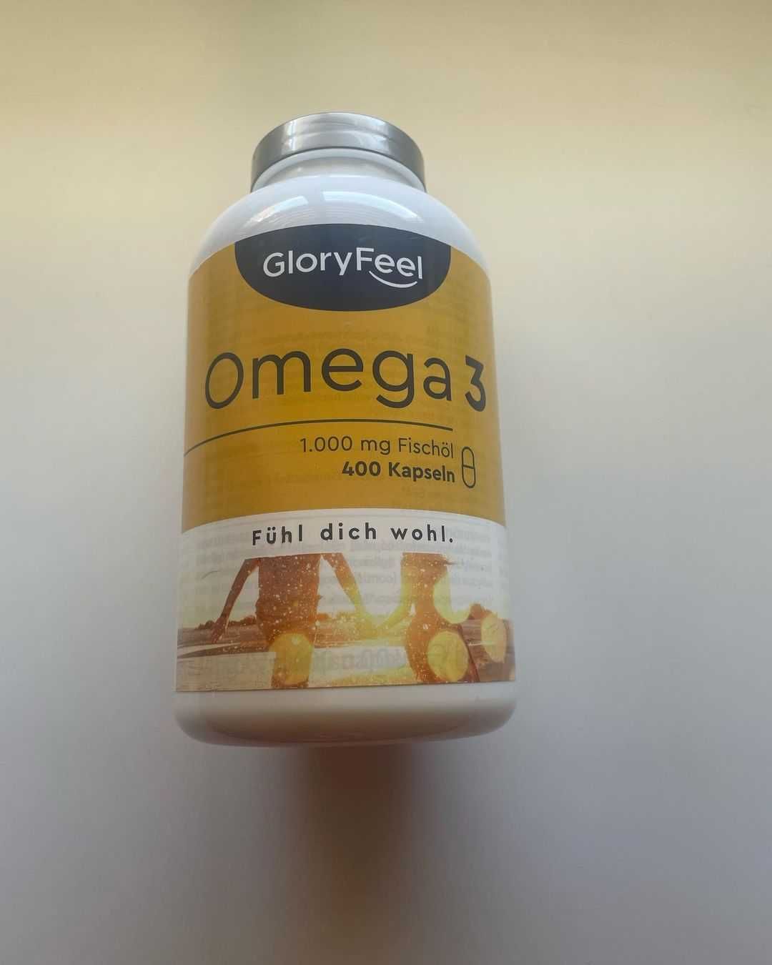 400 cápsulas de Omega 3  GloryFeel