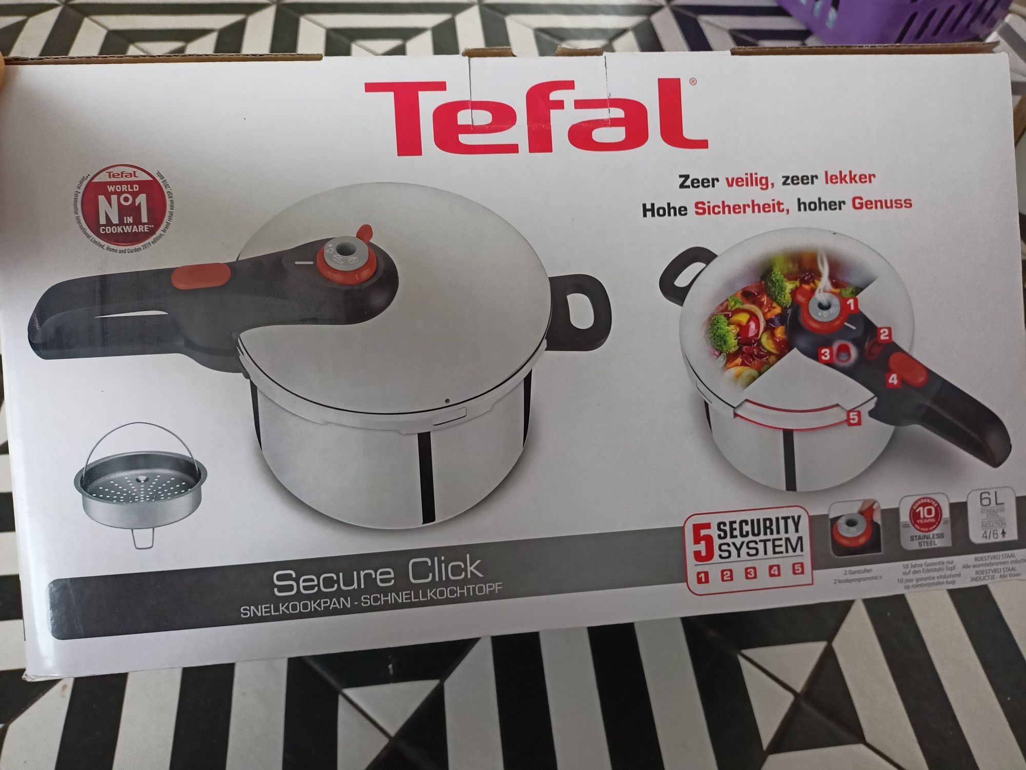 Szybkowar Tefal Nowy Secure Click 6 Promocja ll